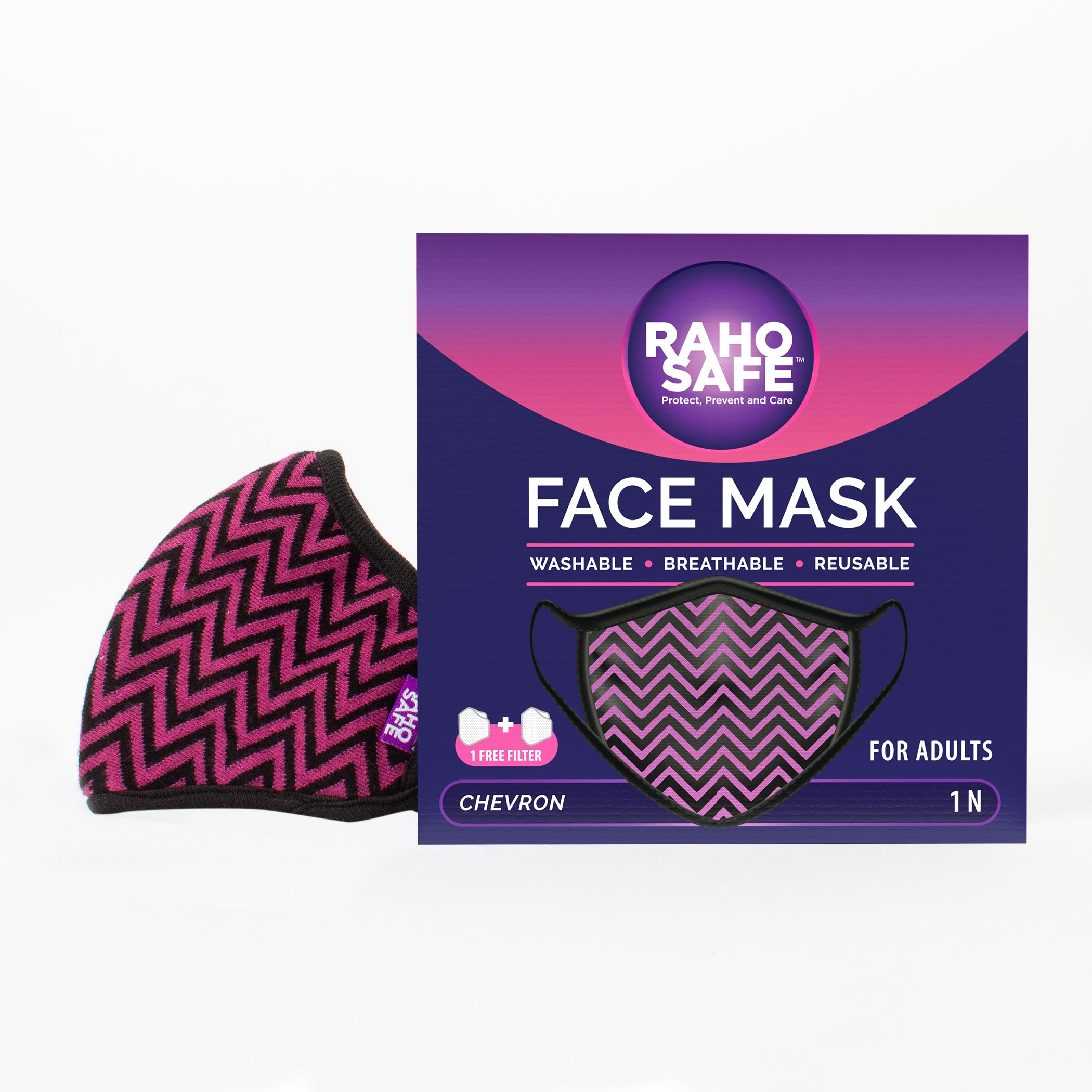 Chevron Face Mask for Adults